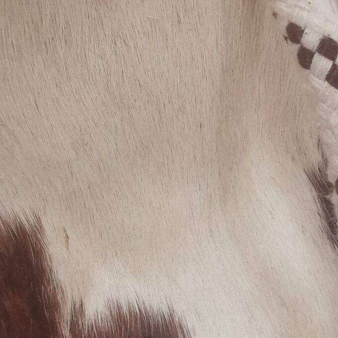 Zarážka do dverí Luxury Cowhide BRAZÍLIA BRAWN&WHITE 17x20cm