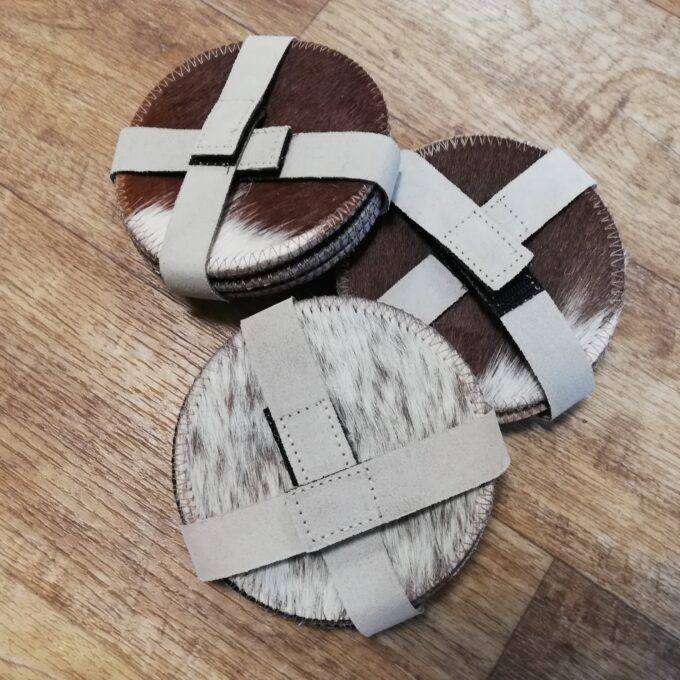 Kožené podpivníky Luxury Cowhide BRAZÍLIE