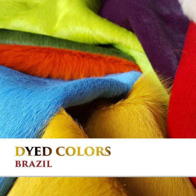 Hovězí kůže barvená