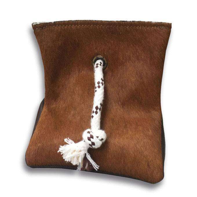 Zarážka do dveří Luxury Cowhide BRAZÍLIE BROWN 17x20cm