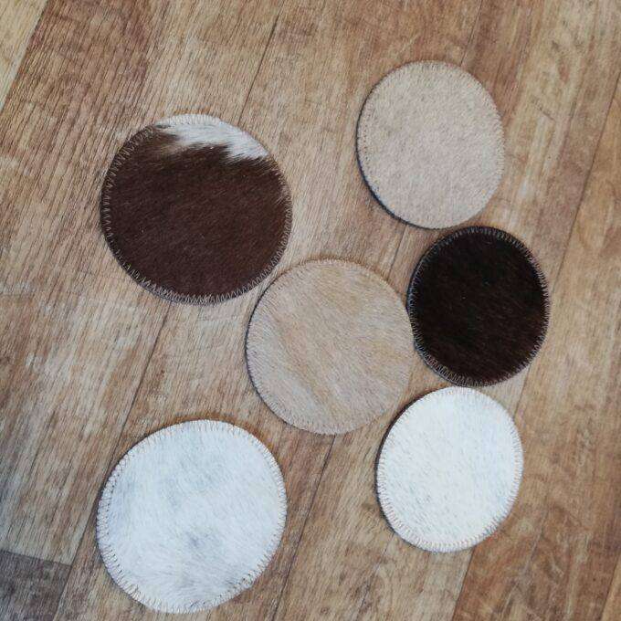 Kožené podpivníky Luxury Cowhide BRAZÍLIE