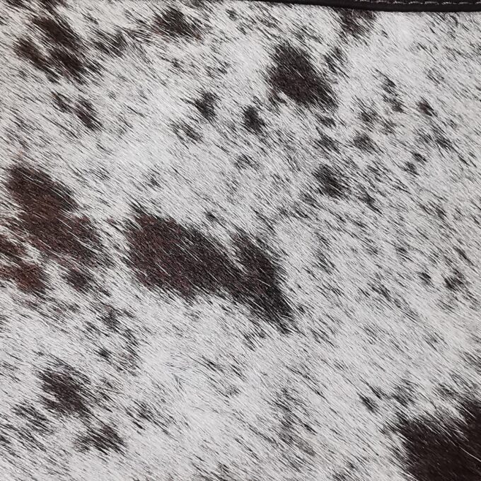 Cestovní taška celokožená Luxury Cowhide SALT & PEPPER hnědá 55x25x32cm