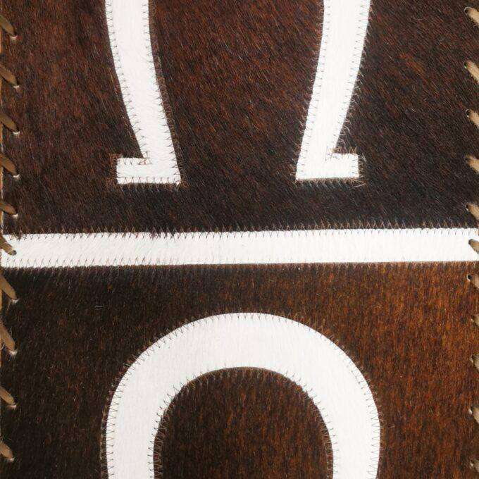 Běžec na stůl Luxury Cowhide BRAZÍLIE HORSESHOE 30x170cm