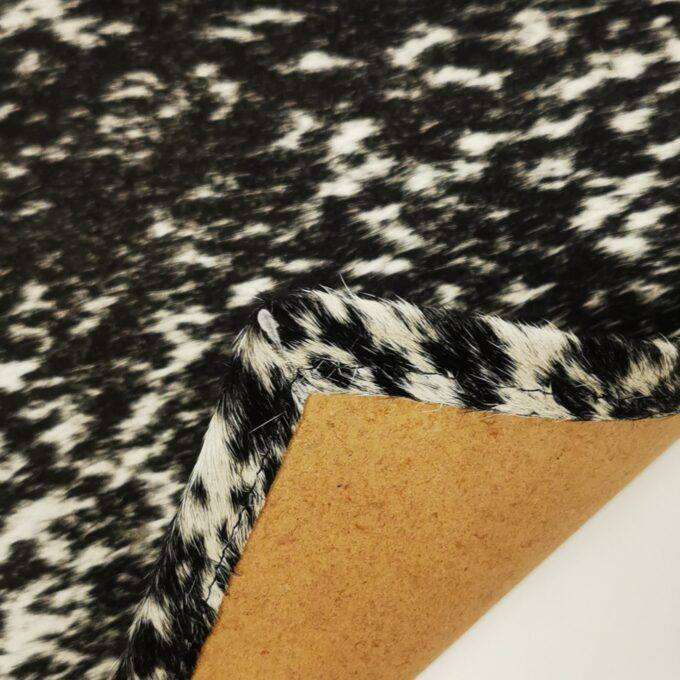 Kožené prostírání Luxury Cowhide BRAZÍLIE SALT&PEPPER BLACK 44x34cm