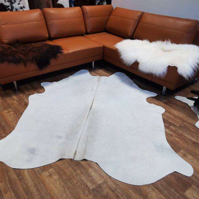 Hovädzia koža Luxury Cowhide BRAZÍLIA GREYISH BEIGE 200x180cm