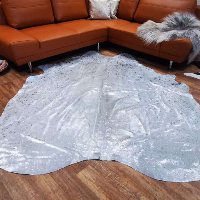 Hovězí kůže Luxury Cowhide BRAZÍLIE silver EXCLUSIVE 240x220cm
