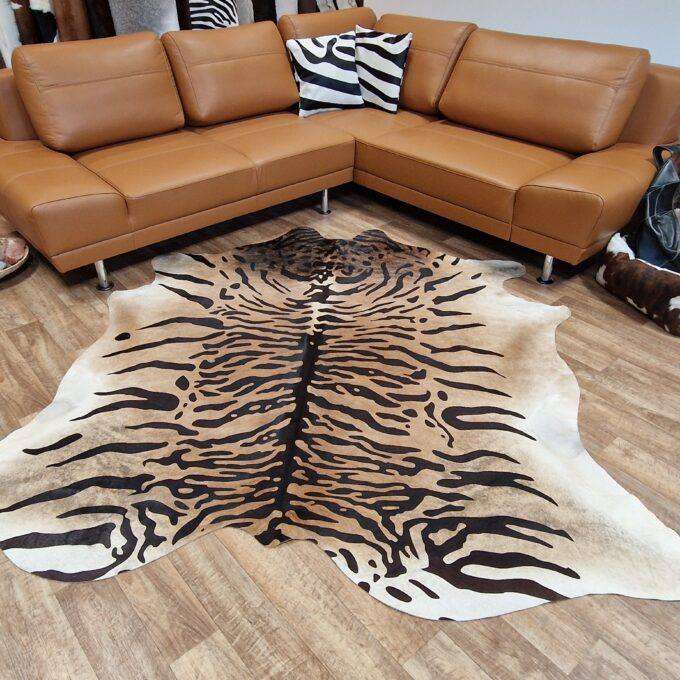 Hovězí kůže Luxury Cowhide BRAZÍLIE TIGER 205x205cm